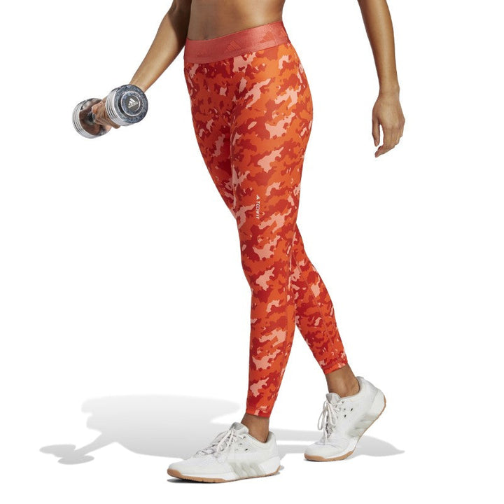 HR2939 | ADIDAS TF Camo 7/8 | ORANGE Training TIGHTS