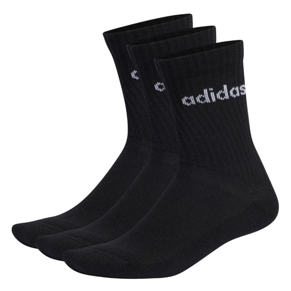 IC1301 | ADIDAS C LIN CREW 3P | BLACK Lifestyle SOCKS