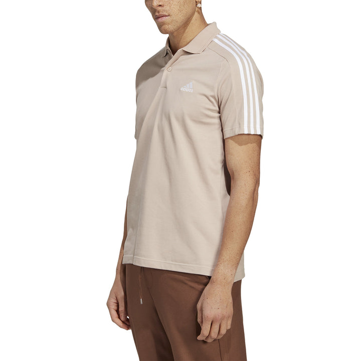 IC9313 | ADIDAS M 3S PQ PS | BROWN Training POLO SHIRTS