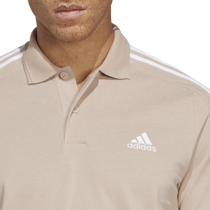 IC9313 | ADIDAS M 3S PQ PS | BROWN Training POLO SHIRTS