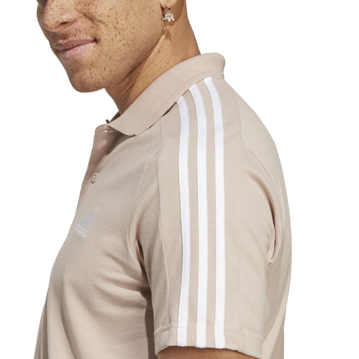 IC9313 | ADIDAS M 3S PQ PS | BROWN Training POLO SHIRTS
