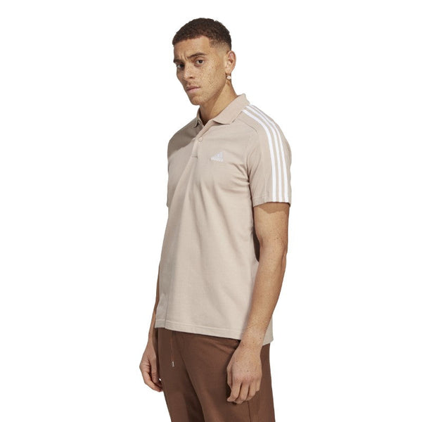 IC9313 | ADIDAS M 3S PQ PS | BROWN Training POLO SHIRTS