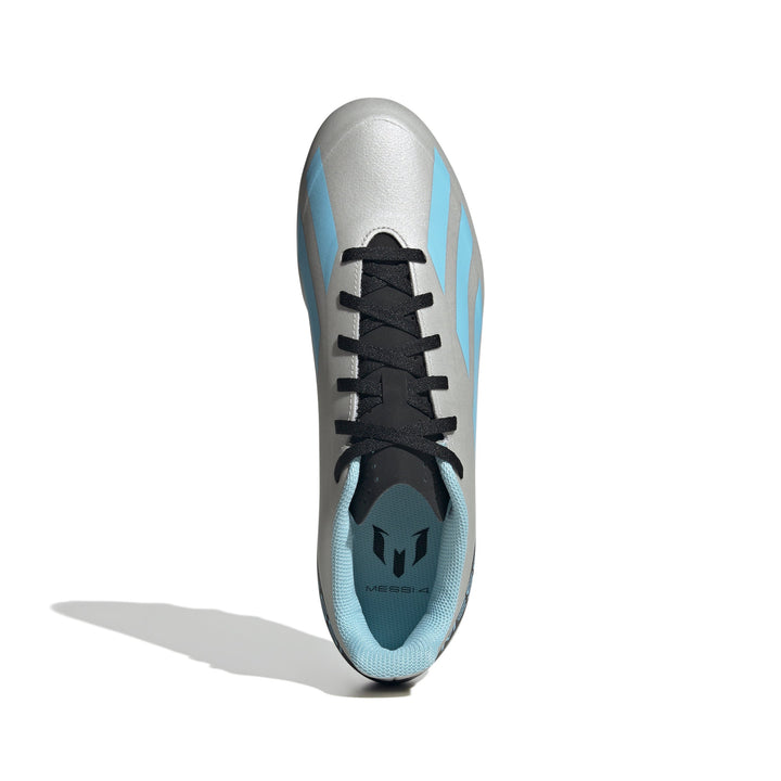 IE4072 | ADIDAS X CRAZYFAST MESSI.4 FxG | SILVER Training SHOES