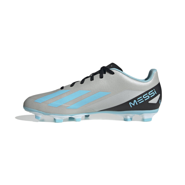 IE4072 | ADIDAS X CRAZYFAST MESSI.4 FxG | SILVER Training SHOES