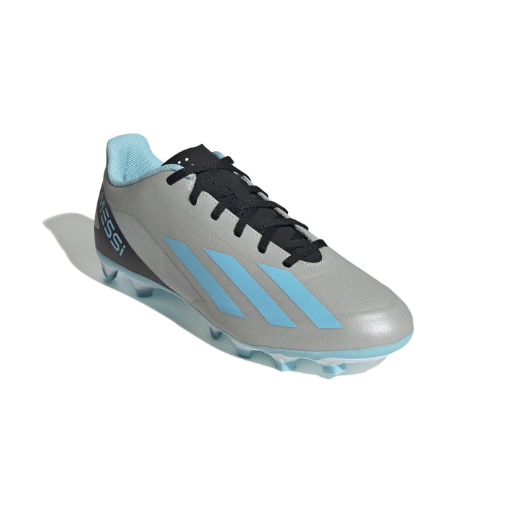 IE4072 | ADIDAS X CRAZYFAST MESSI.4 FxG | SILVER Training SHOES