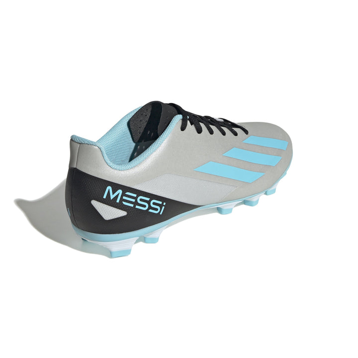 IE4072 | ADIDAS X CRAZYFAST MESSI.4 FxG | SILVER Training SHOES