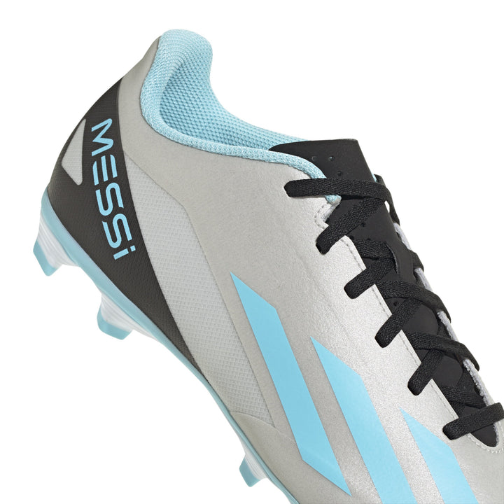 IE4072 | ADIDAS X CRAZYFAST MESSI.4 FxG | SILVER Training SHOES
