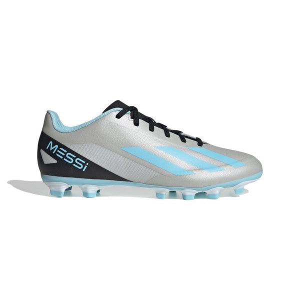 IE4072 | ADIDAS X CRAZYFAST MESSI.4 FxG | SILVER Training SHOES