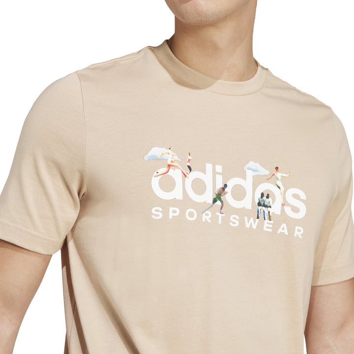 IM8316 | ADIDAS M LANDSCAPE SPW | BEIGE Training T-SHIRTS