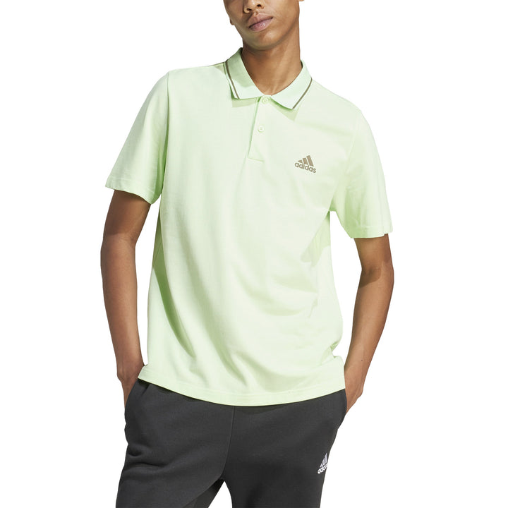 IS1329 | ADIDAS M SL PQ PS | GREEN Training POLO SHIRTS