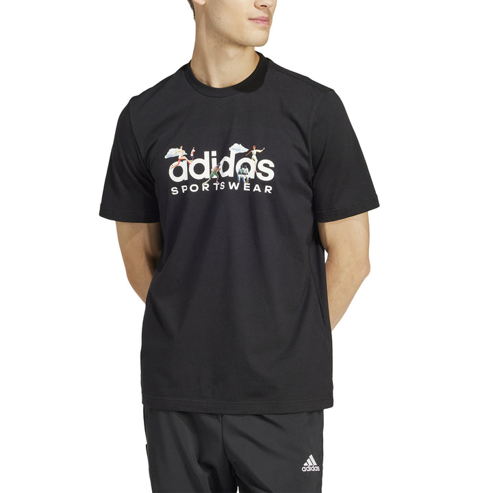 IS2863 | ADIDAS M LANDSCAPE SPW | BLACK Training T-SHIRTS