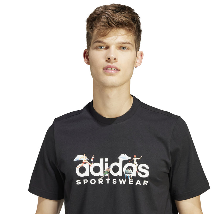 IS2863 | ADIDAS M LANDSCAPE SPW | BLACK Training T-SHIRTS