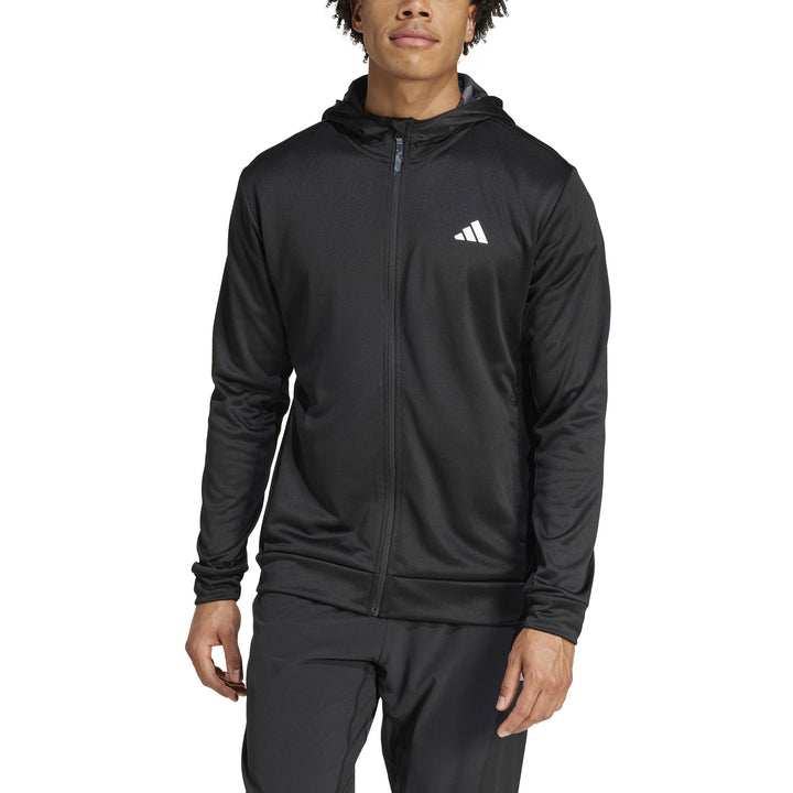IS6149 | ADIDAS CAMO FZ HD | BLACK Training SWEATSHIRT