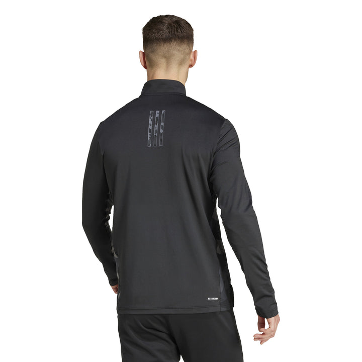 IS6152 | ADIDAS CAMO 1/4ZIP | BLACK Training SWEATSHIRT