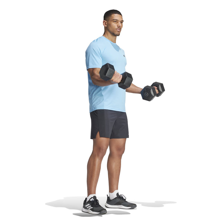 IT5398 | ADIDAS TR-ES BASE T | BLUE Training T-SHIRTS