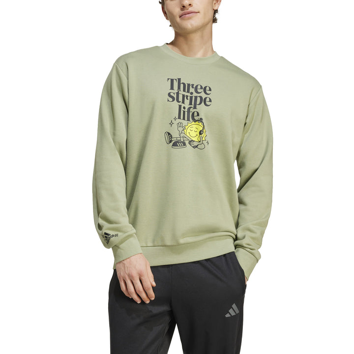 IW2701 | ADIDAS M POSITIVE CREW | GREEN Training SWEATSHIRT