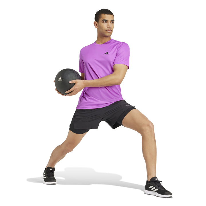 IW3354 | ADIDAS TR-ES BASE T | PURPLE Training T-SHIRTS