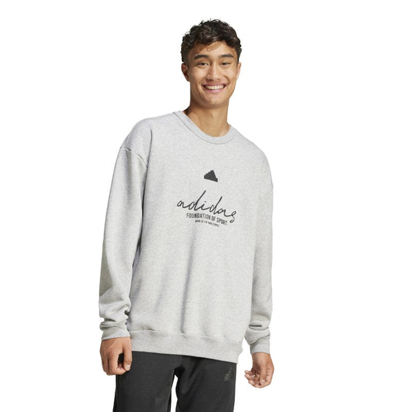 IX1320 | ADIDAS BL FL CRW Q3 | GREY Training SWEATSHIRT