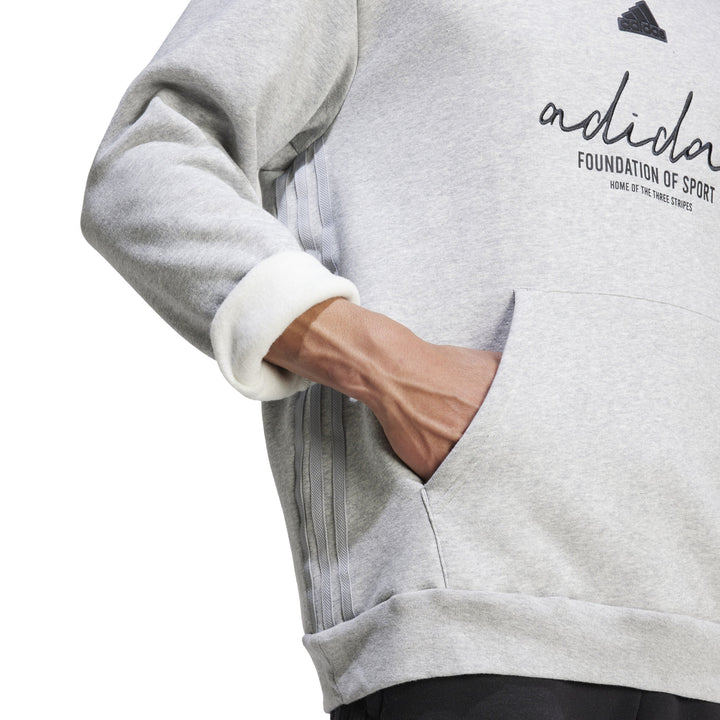 IX1323 | ADIDAS BL FL HD Q3 | GREY Training SWEATSHIRT