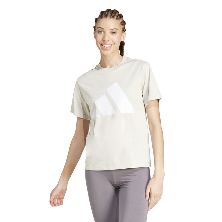 adidas-egypt-CLOTHING-Gym & Training-T-SHIRTS-WOMEN-BEIGE
