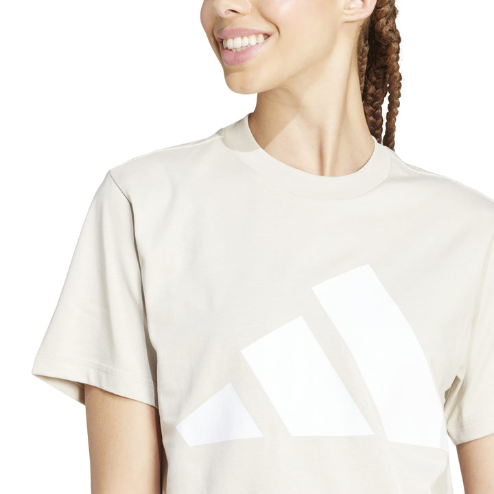 adidas-egypt-CLOTHING-Gym & Training-T-SHIRTS-WOMEN-BEIGE