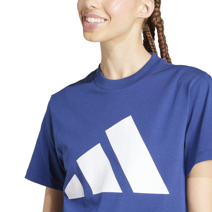 adidas-egypt-CLOTHING-Gym & Training-T-SHIRTS-WOMEN-BLUE